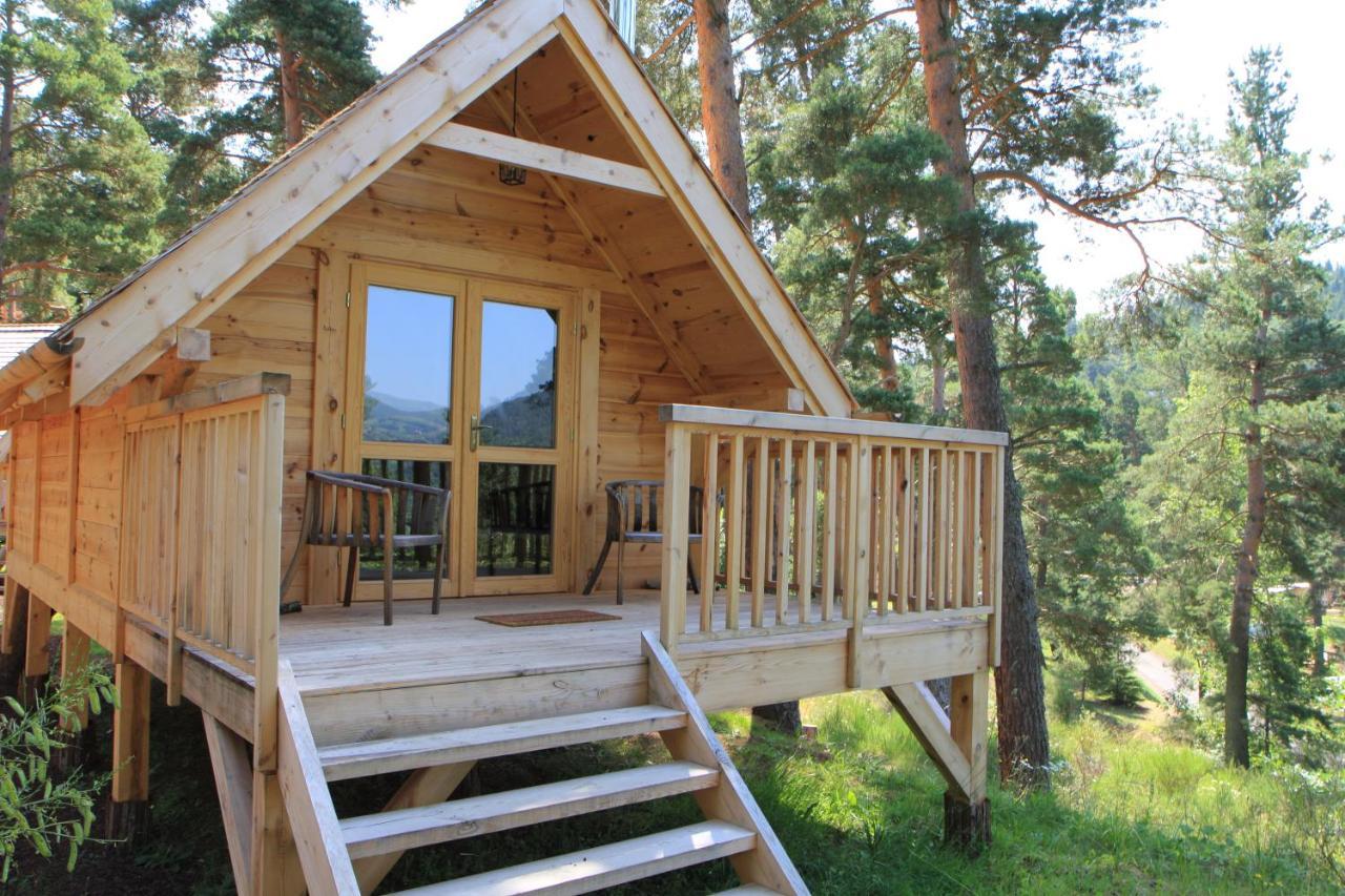Cabane Lodge Domaine Du Lac Chambon Murol Dış mekan fotoğraf