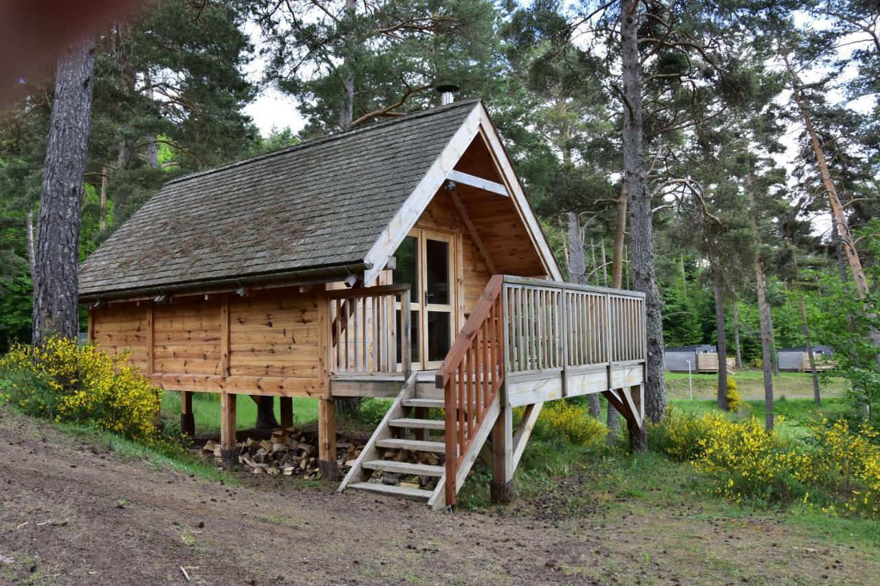 Cabane Lodge Domaine Du Lac Chambon Murol Dış mekan fotoğraf