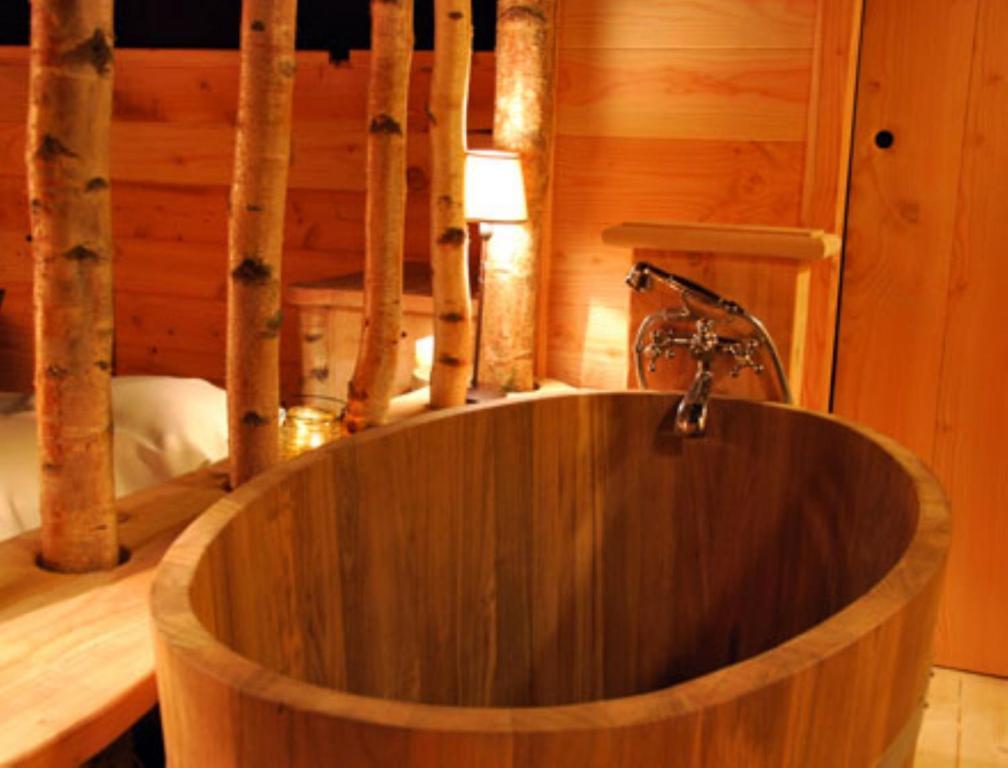 Cabane Lodge Domaine Du Lac Chambon Murol Dış mekan fotoğraf