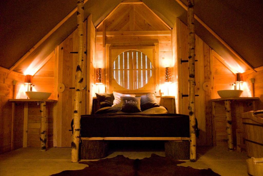 Cabane Lodge Domaine Du Lac Chambon Murol Oda fotoğraf